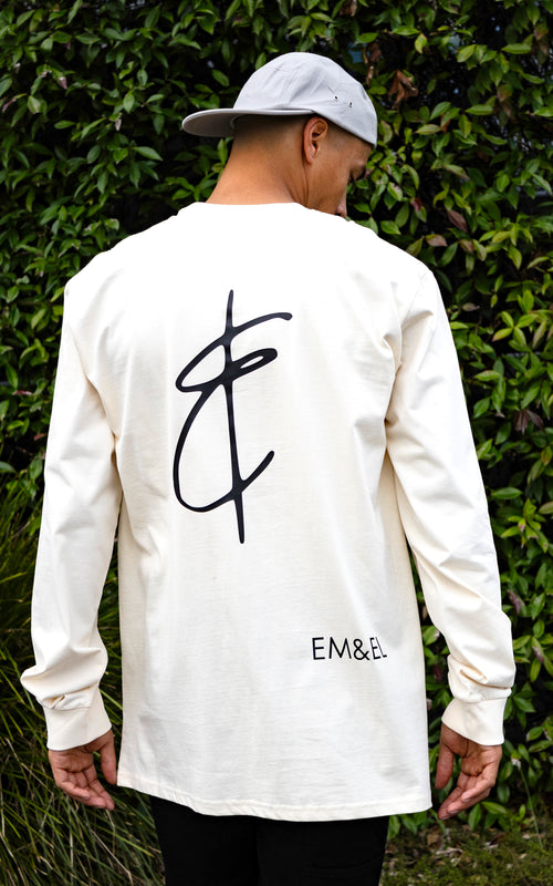 NEWPORT LONGSLEEVE TEE ECRU