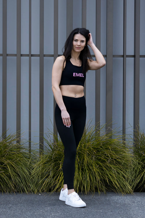 NEO ACTIVEWEAR TIGHTS BLACK/PINK