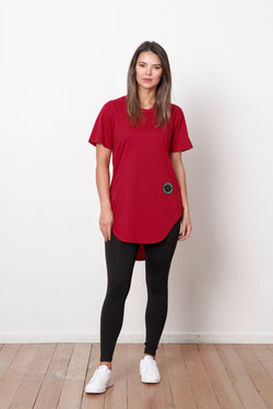 BASIC TEE BURGUNDY