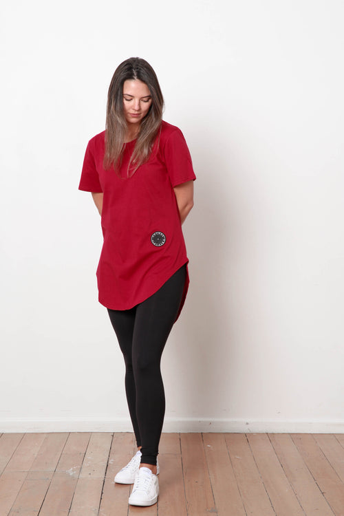 BASIC TEE BURGUNDY