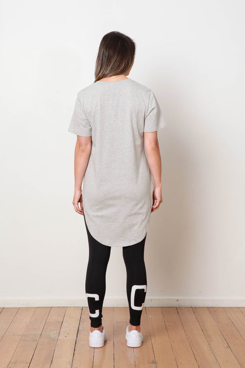 BASIC TEE GREY MARLE (PRE-ORDER)