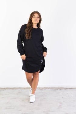 BASIC LONGSLEEVE DRESS BLACK