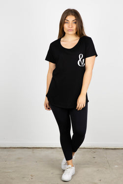 MORGAN TEE BLACK