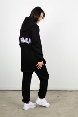 ORIGINAL LOGO HOODY (PURPLE PRINT)