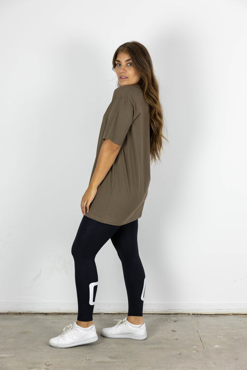 YORK TEE BROWN