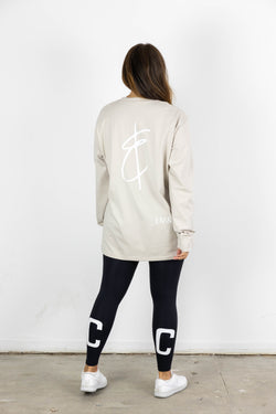 NEWPORT LONGSLEEVE TEE IVORY