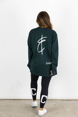 NEWPORT LONGSLEEVE TEE FOREST