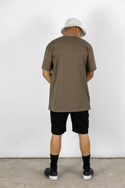 YORK TEE BROWN