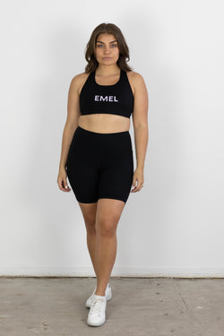 NEO ACTIVEWEAR SHORTS BLACK/PURPLE