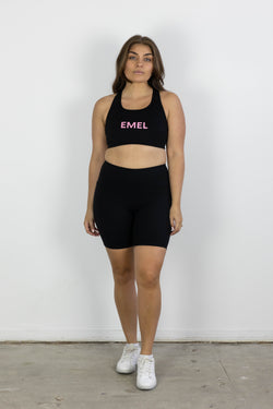 NEO ACTIVEWEAR SHORTS BLACK/PINK