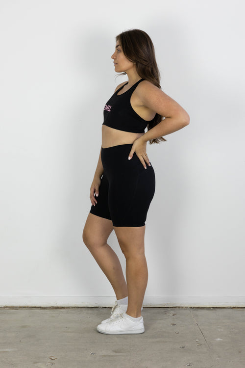 NEO ACTIVEWEAR SHORTS BLACK/PINK