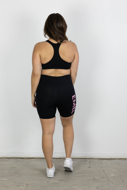 NEO ACTIVEWEAR SHORTS BLACK/PINK