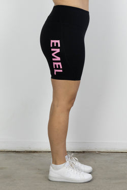 NEO ACTIVEWEAR SHORTS BLACK/PINK