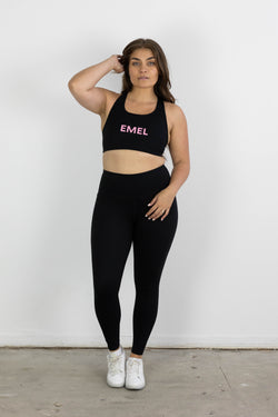 NEO ACTIVEWEAR BRA BLACK/PINK