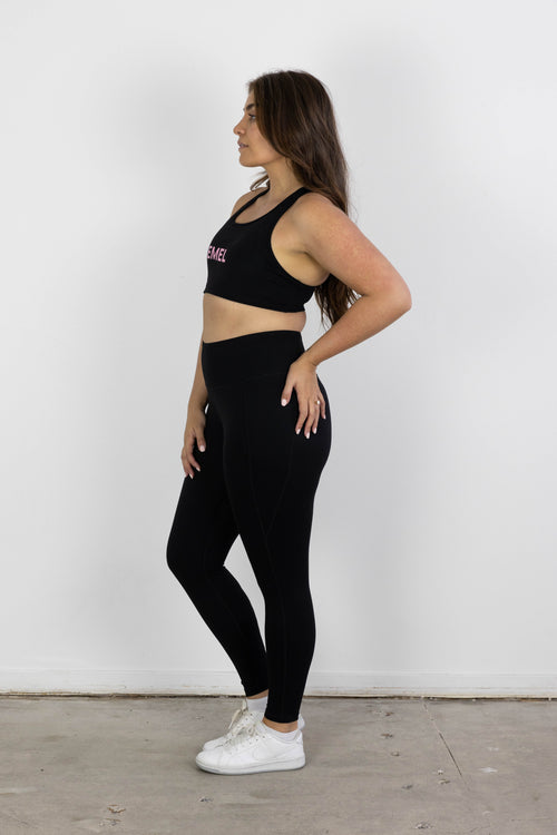 NEO ACTIVEWEAR TIGHTS BLACK/PINK