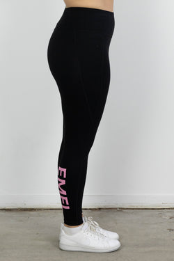 NEO ACTIVEWEAR TIGHTS BLACK/PINK