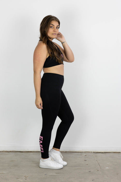 NEO ACTIVEWEAR TIGHTS BLACK/PINK