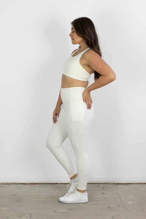 NEO ACTIVEWEAR TIGHTS ECRU/WHITE