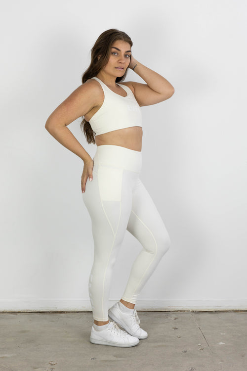 NEO ACTIVEWEAR TIGHTS ECRU/WHITE