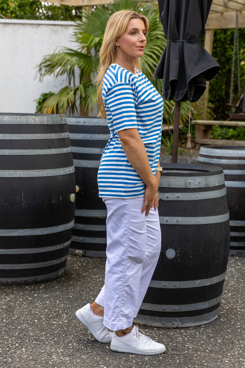 COAST TEE 33 BLUE STRIPE