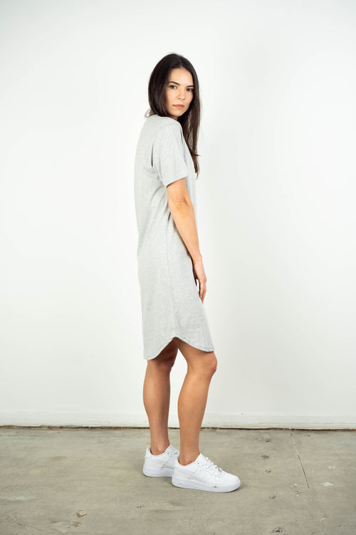 BASIC DRESS GREY MARLE