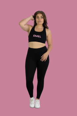 NEO ACTIVEWEAR BRA BLACK/PINK