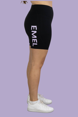 NEO ACTIVEWEAR SHORTS BLACK/PURPLE