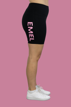 NEO ACTIVEWEAR SHORTS BLACK/PINK
