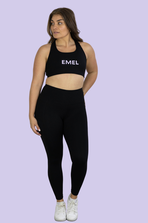 NEO ACTIVEWEAR BRA BLACK/PURPLEv
