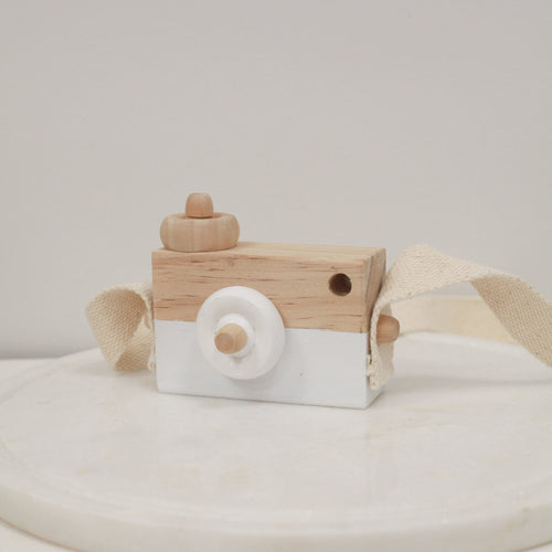 White Wooden Camera