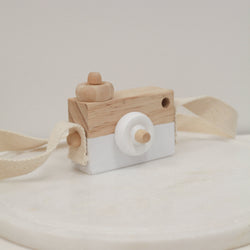 White Wooden Camera