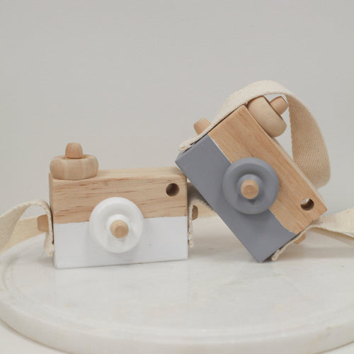 White Wooden Camera