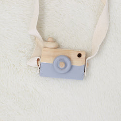 Blue Wooden Camera