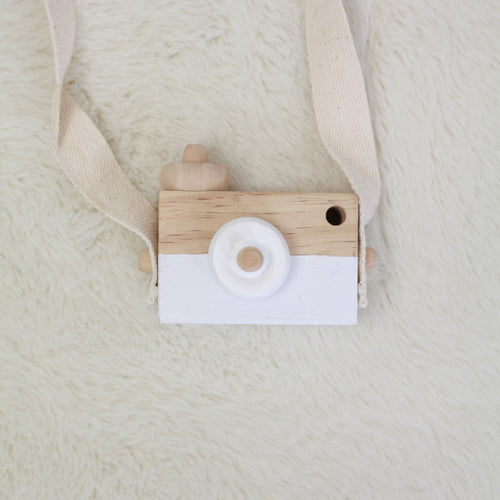 White Wooden Camera