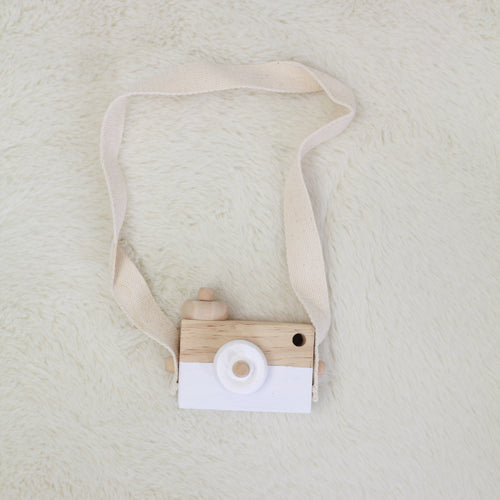 White Wooden Camera