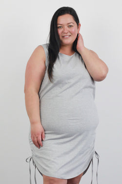 *EVERLY SINGLET DRESS GREY