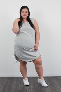 *EVERLY SINGLET DRESS GREY