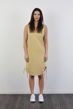 *EVERLY SINGLET DRESS SAND