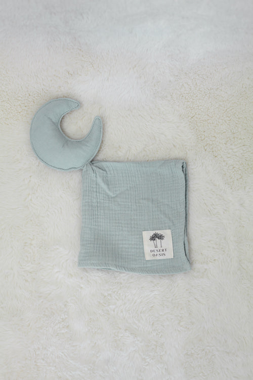 Moon Comforter Pale Blue